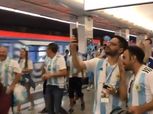 بالفيديو.. ماذا فعلت جماهير الأرجنتين في محطة «مترو» بروسيا ؟