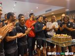 منتخب مصر يحتفل بعيد ميلاد محمد شوقي الـ40