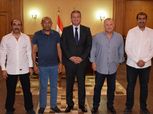 وزير الرياضة يلتقي رئيس الكاف وأمين الاتحاد العربي
