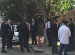 بالصور| أمن النادي الأهلي يصل لتأمين جنازة طارق سليم