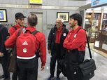 بالفيديو| بعثة المنتخب الوطني تغادر القاهرة في طريقها إلى سويسرا