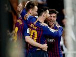 بالفيديو| ميسي يتقدم بالهدف الأول لبرشلونة في شباك ليون