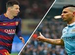 ترتيب هدافي الدوريات الخمس الكبرى.. ميسي ملك إسبانيا بـ33 هدفًا وأجويرو 17 هدفًا