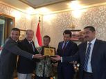 بالصور.. وزير الرياضة يستقبل رئيس الاتحاد الدولي للكاراتيه التقليدي