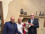 مجلس الزمالك يزور حسين لبيب ويحتفل معه بكأس مصر