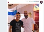 شيكا بصحبة شيفو عقب لقاء الرائد وأهلي جدة