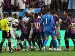رودريجو وبوسكيتس يشعلان الاشتباكات في كلاسيكو برشلونة وريال مدريد «صور»