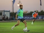 إصابة دموية لمهند لاشين في مباراة الزمالك وبيراميدز