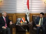 بالصور| وزير الرياضة يستقبل رئيس الاتحاد الدولي للخماسي الحديث