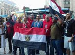 بالفيديو والصور| دعم مصري هائل للفراعنة بروسيا
