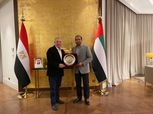 السفير الإماراتي يكرم هاني أبو ريدة «صور»
