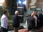 "طاهر وعبدالوهاب" في عزاء شقيقة الخطيب