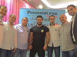بالصور| تامر حسني يحيي الحفل الغنائي للسوبر الإماراتي