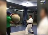وزير الرياضة عن مشاركته في مران الكاراتيه: حاصل على الحزام الأسود