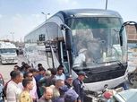 بالصور.. نجاة فريق غزل المحلة من حادث مروع
