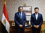 أشرف صبحي يبحث تأمين الملاعب مع رئيس المركز الدولي للأمن الرياضي «صور»