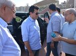 وزير الرياضة يتفقد استاد المنصورة ومركز شباب المدينة