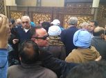 بالصور| توافد نجوم الكرة على جنازة أحمد رفعت
