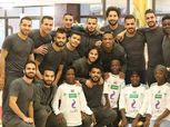 بالصور| عائلة محمد كوفي تؤازر المصري قبل مواجهة ساليتاس