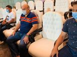 البدري وجهاز المنتخب يتابعان مباراة الزمالك والمقاصة