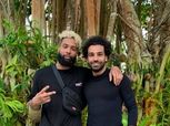 محمد صلاح ينشر صورته مع بيكهام في دبي
