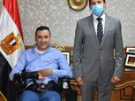 وزير الشباب والرياضة يستقبل السباح العالمي ولاء حافظ