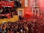 بالصور| استقبال «ترهيبي» من جماهير ليفربول لمانشستر سيتي في دوري الأبطال