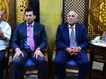 وزير الشباب والرياضة يصل عزاء الراحل محمد صبري
