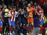 خناقة شوارع بين لاعبي أتلتيكو مدريد ومانشستر سيتي والشرطة تتدخل