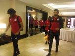 بالصور| المنتخب يتوجه إلى ملعب "نيلسون مانديلا"
