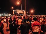توافد جماهير الأهلي على ملعب برج العرب وغياب مشجعي الإسماعيلي