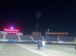 بالصور| ميدو يُعاين أرضية بترو سبورت قبل مواجهة الأهلي