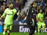 سحر «ميسي» يقود برشلونة لاكتساح ليفانتي بخماسية نظيفة