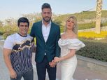 أبوجبل يعقد قرانه على ملكة جمال الجزائر قبل لقاء الزمالك وتونجيت «صور»