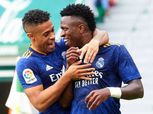 فينيسوس جونيور نجم ريال مدريد يهدد مرمى ليفربول.. وتألق أليسون بيكر