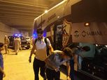 القمة 114| بالصور..  وصول حافلة الزمالك ملعب برج العرب
