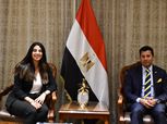 وزير الرياضة يلتقي ندى حافظ: مصر أصبحت قوة عظمى في لعبة السلاح