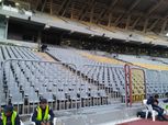 بالصور| رفض دخول الجمهور لمواجهة الزمالك والمصري.. ومدرجات «برج العرب» خاوية