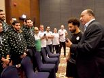 كواليس لقاء محمد صلاح برئيس الاتحاد السكندري: رافع رأس المصريين بالخارج