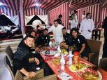 بالصور.. عشاء لمنتخب مصر في أحد مطاعم برج العرب