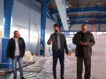 مهند مجدي يتفقّد أعمال تطوير صالتي الجمباز والكاراتيه بـ «الأهلي»