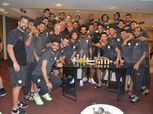 شاهد بالصور| كيف احتفل نجوم منتخب مصر بـ"صلاح" بعد فوزه بدوري الأبطال؟