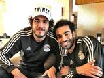 بالصور| محمد صلاح يهنئ "حجازي" بعودته إلى الاحتراف
