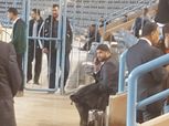 يامن بن ذكري يؤازر لاعبي الزمالك في مباراة حرس الحدود بالكأس