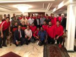 بالصور| سفير مصر بالجابون يستقبل بعثة منتخب اليد في منزله
