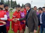 بالصور.. رئيس النجم الساحلي يقدم جاريدو للاعبين