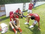 المنتخب يتدرب على فترتين قبل التوجه لبلجيكا