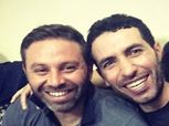 بالصور| حازم إمام لـ«أبو تريكة»: «شكرا يا نجم مصر»