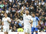 ريال مدريد يتقدم 2-1 على مالاجا بالشوط الأول