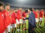 وزير الرياضة يؤازر المنتخب الوطني قبل مباراتي توجو (صور)